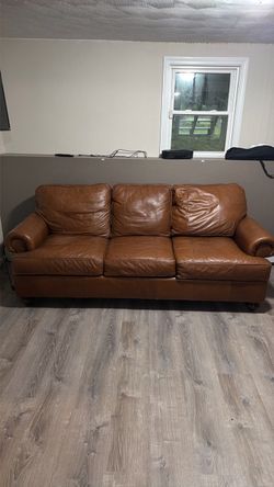 Leather couch