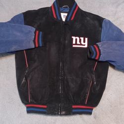 NY Giants Coat Jacket NFL Size Medium Dart Simms Nabers Cam Fullzip 