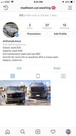 Foam wash and detailing