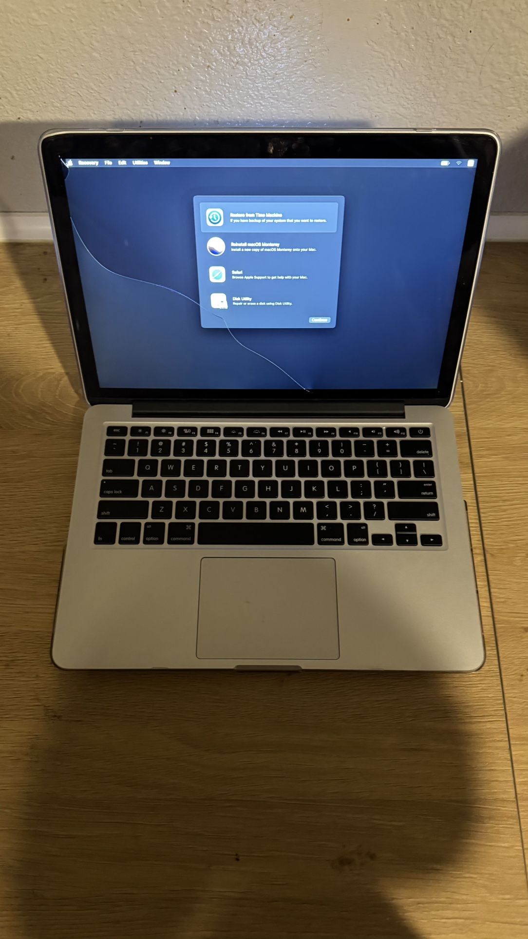 2015 MacBook Pro Retina Damaged