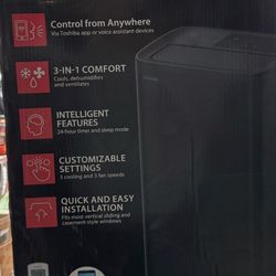 Toshiba Portable Air conditioner  10000btu New open box