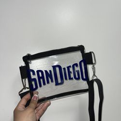 San Diego Padres Clear Crossbody 