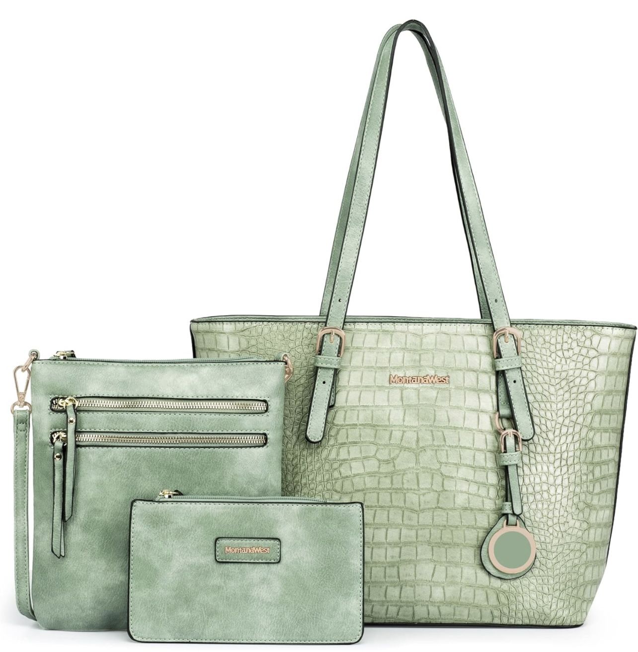 Women Handbag Set Tote Bag Large & Medium Shoulder Purse Set
