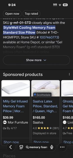 Memory Foam Pillows