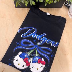 Hello Kitty Dodgers Shirt, Custom Shirts, Custom Apparel T-shirt 