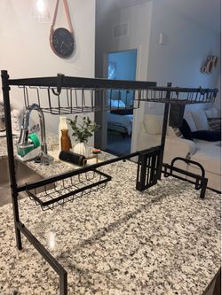 Over-the-Sink Dish Drying Rack