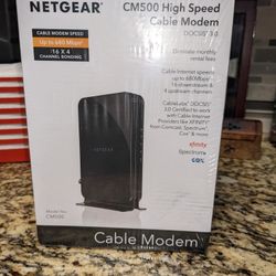 NETGEAR CM500 HIGH SPEED CABLE MODEM 