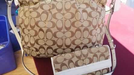 Coach bag and wallet