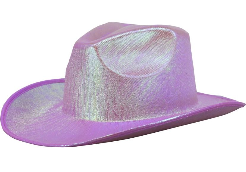 Holographic Pink Cowboy Hat Barbie