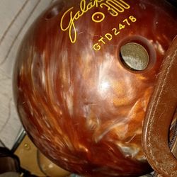 Two Vintage Bowling Ball And Bag Sets. 