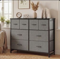 Devo 8-Drawer Fabric Dresser