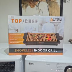 Top chef smokeless indoor grill original $80. Only 30