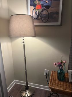 IKEA Floor Lamp with Fabric Shade