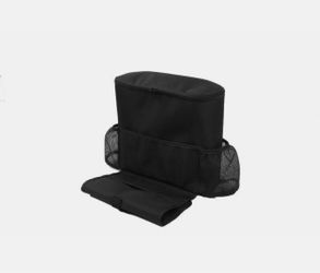 Black Car Seat Back Organizer & Cooler