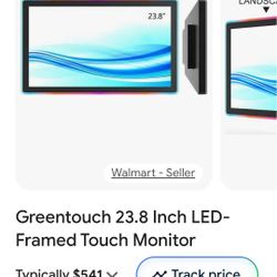 Gold finger touch screen monitor for gaming fish gaming or security purposes