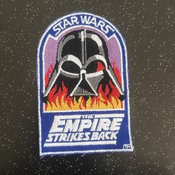 Title: Vintage 1980 Star Wars Fan Club "Vader in Flames" Patch - Near Mint/Unsewn
