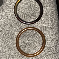 Rootbeer Bakelite Bangle Bracelet, Early 20th Century