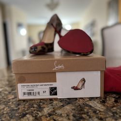 Heart/leopard Doracora Christian Louboutin Pumps