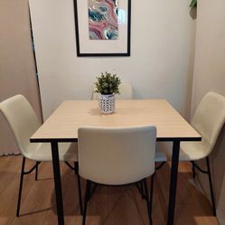 5pc Dining Table And Chairs Set GOO0D 