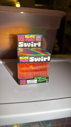ORANGE SWIRL NEEDOH $14