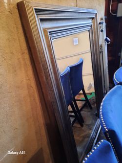 Very Heavy Large And Thick Mirror Excellent Condition