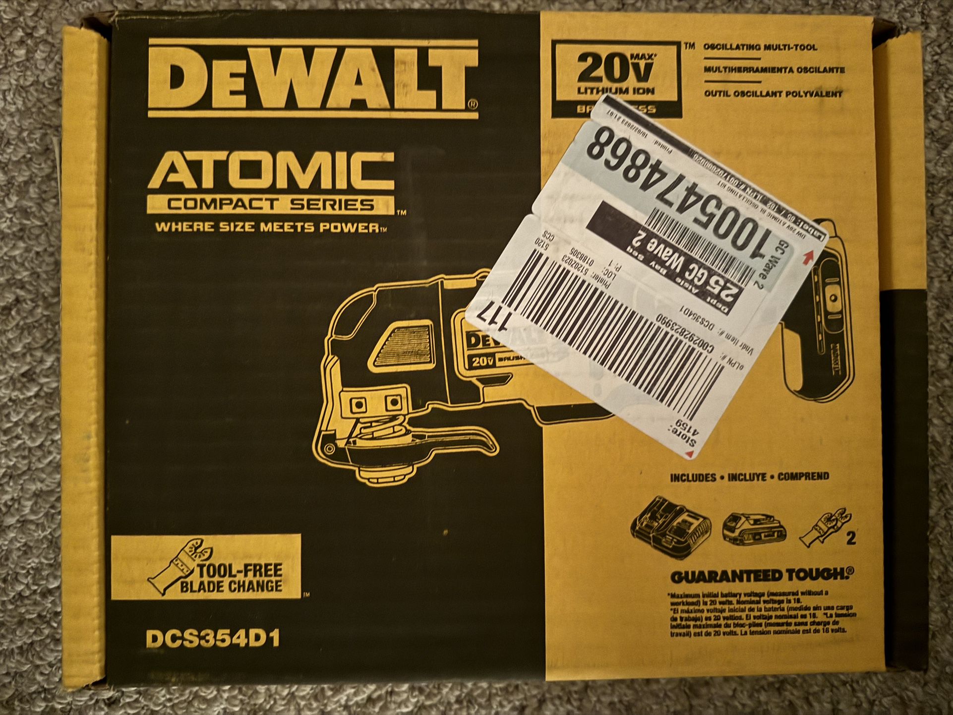 dewalt atomic 20v oscillating multi tool kit