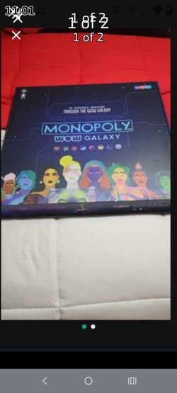 Monopoly: WOW Galaxy Edition board game. Brand new!