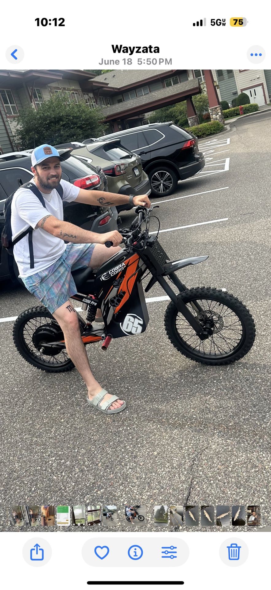 Happy Run G300 E Bike 50 Mph