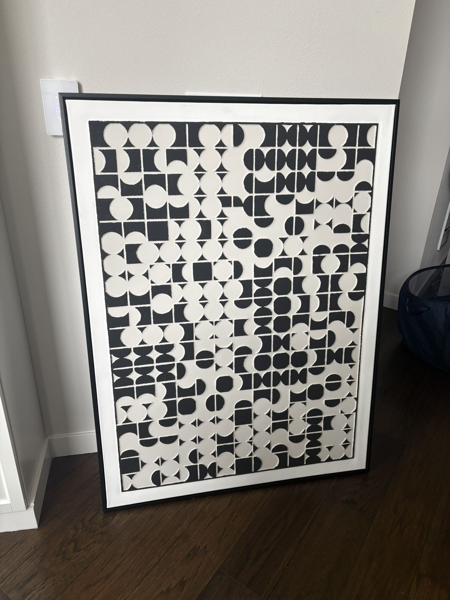 Black & White Abstract Framed Wall Art