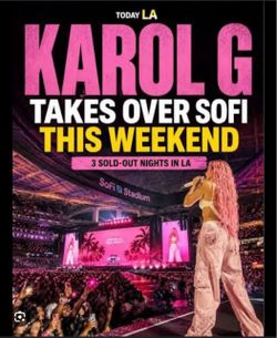 SOFI KAROL G 8/16 200s TICKETS