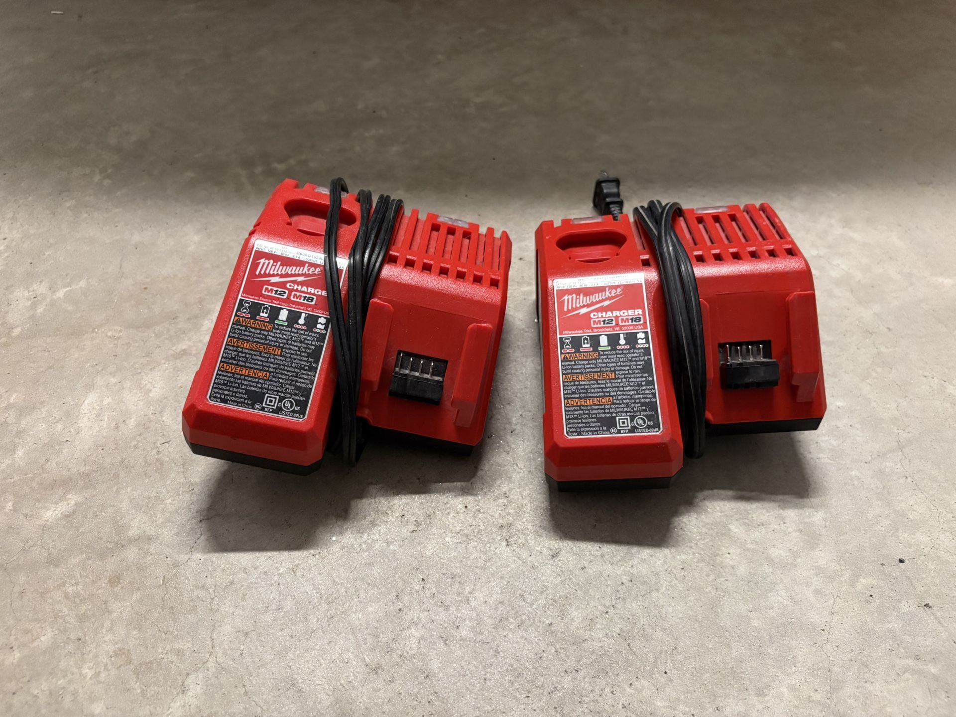 Milwaukee M12/M18 Chargers
