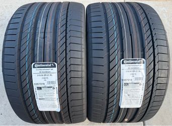 TWO BRAND NEW 315/30ZR21 Continental ContiSportContact 5P Porsche Noise Canceling Tires 315-30-21 315 30 21