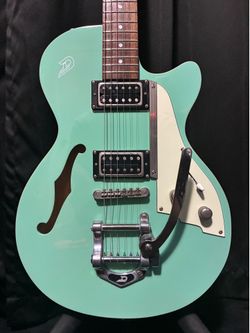Duesenberg DJP- Starplayer Semi-hollowbody Electric Guitar - Surf Green