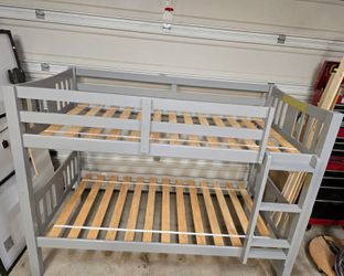 Twin over twin bunk bed