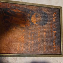 Sam Wood Backed Decoration