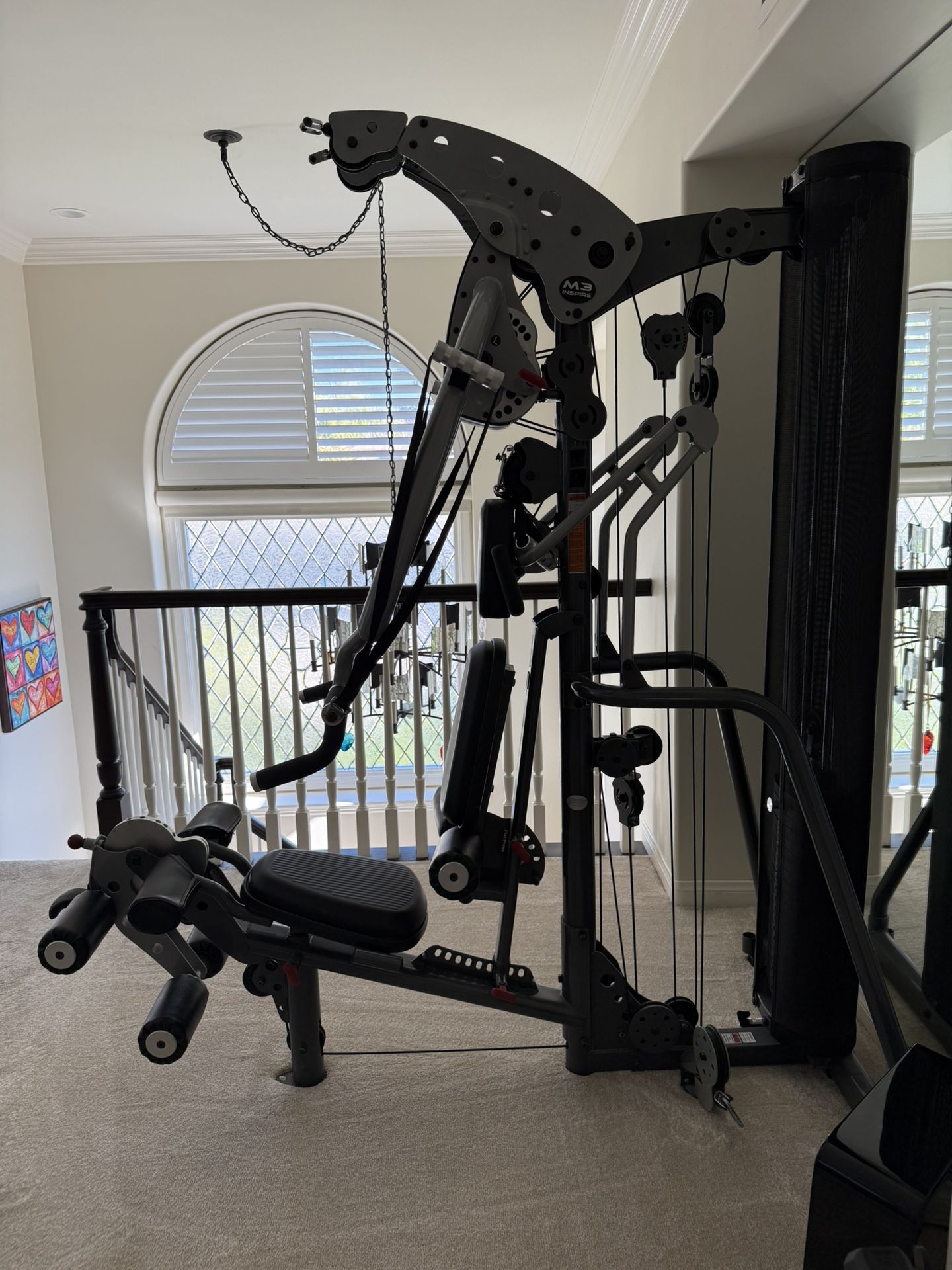 Inspire Fitness M3 Home Gym with Built in Crunch Bench - Total Body Multi Gym for Legs, Arms, Chest & Back - Smooth Full Body Workout Machine with LAT