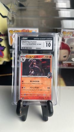 🔥 Team Rocket’s Houndoom CGC 10 Japanese – Glory of Team Rocket – $15