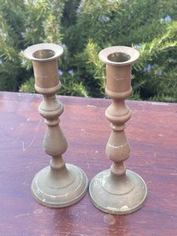 Pair of Brass Candlestick Holders