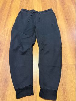 Pre-Loved Nike Sportswear Tech Fleece Logo Jogger Pants Black Mens Size L