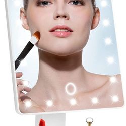 Vanity Makeup Mirror w/LED Lights Touch Control Battery Operated
