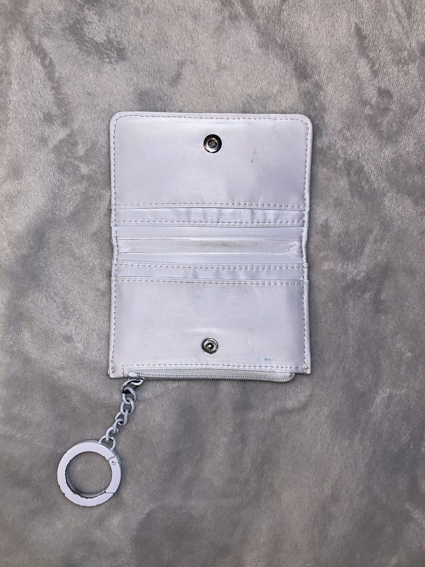 Baby blue PINK ID/Card holder keychain