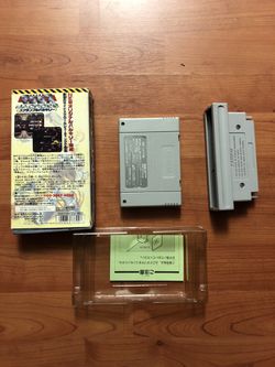 Super Famicom Scramble Valkyrie Game for Super Nintendo SNES w/ Adapter Macross Robotech