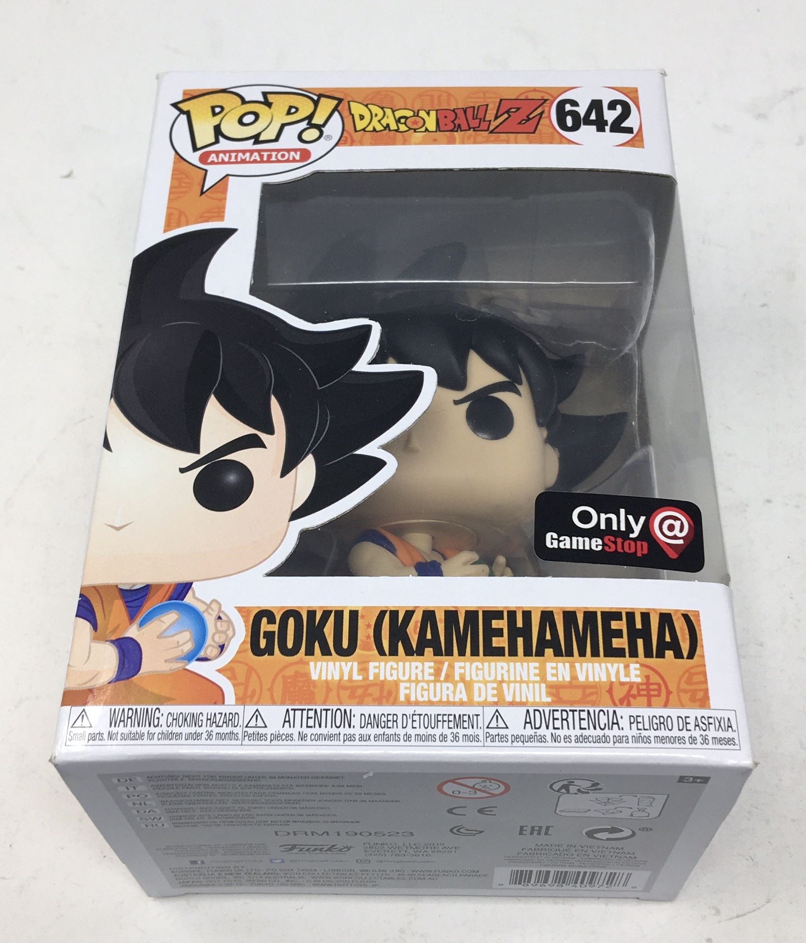 Goku (Kamehameha) GameStop Exclusive Funko Pop 642 PRE-OWNED