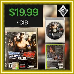 *CIB* WWE Smackdown VS Raw 2010 (Sony PlayStation 3)