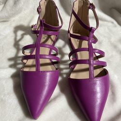 Journee JG Pink Strappy Heel Sandal Size 7.5 New
