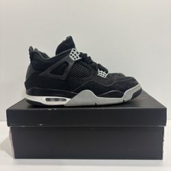 Air Jordan 4 Retro SE Black Canvas