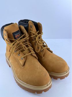 Timberland Pro 6 Inch Waterproof Steel Toe Work Boots Wheat Mens Size 12W 65016
