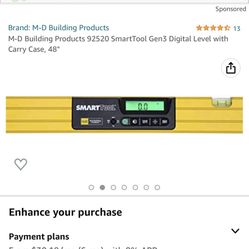 SmartTool Gen3 Digital Level  48"
