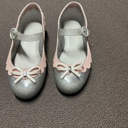 Mini Melissa Glittery Pink Bow Kids Shoes size 11