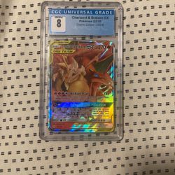 CGC 8 Mint Charizard Braixen GX 2019